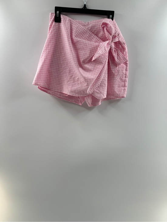 Princess Polly Dresses & Skirts - Princess Polly Kyla Pink Gingham Tie Waist Skort – US 6